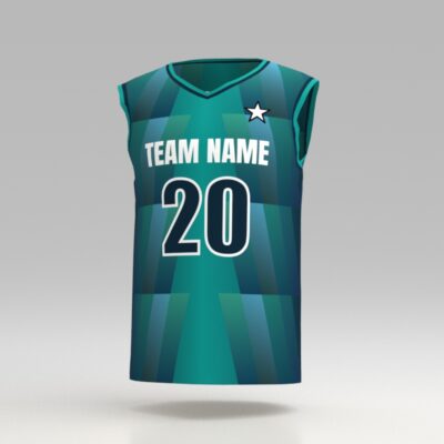 Hellfire Dark-Green Custom Dye Sublimated Basketball Jersey.