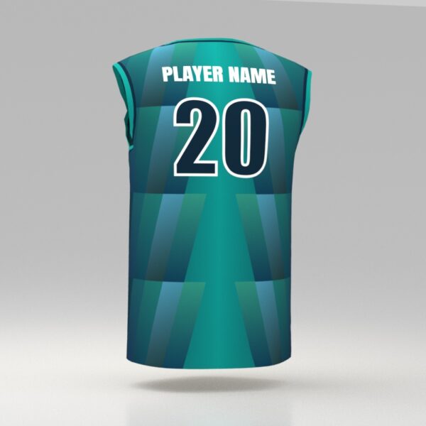 Hellfire Dark-Green Custom Dye Sublimated Basketball Jersey. - Image 2